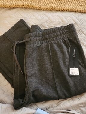 Velocity Charcoal Gray Boot-Cut Pants